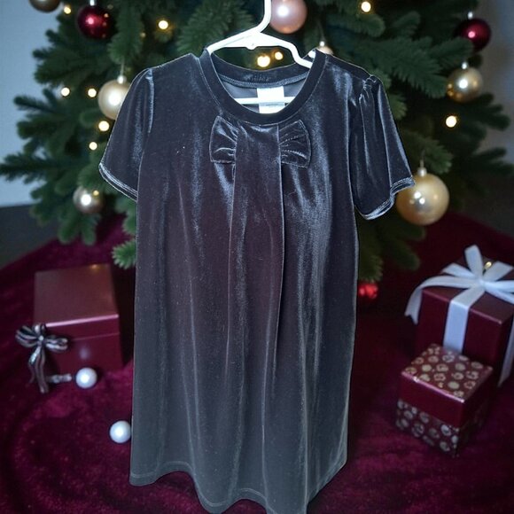 Toughskins Other - Toughskins Size 5/6 Girls Black Velvet Dress